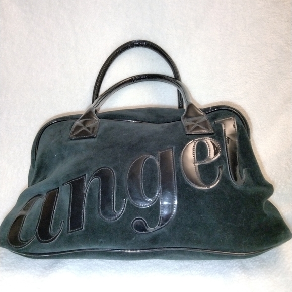 Victoria's Secret Black Satchel with Embossed Design - Picture 2 of 14